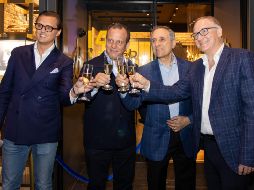 Antoine Loron, Nasr Benaissa, Jacobo Wapinski y Abraham Kleiman. GENTE BIEN JALISCO/ Christian Pérez