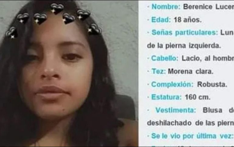 La joven de 18 años es sobrina de los hermanos Oswaldo Javier Ávalos Camarena, Tonatiuh Ávalos Camarena, Ernesto Padilla Camarena y José de Jesús Martínez Camarena. ESPECIAL