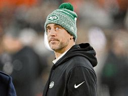 Aaron Rodgers tiene perspectivas en común con Robert Kennedy Jr., quien lo considera para ser su compañero de fórmula.  AFP/N. Cammett