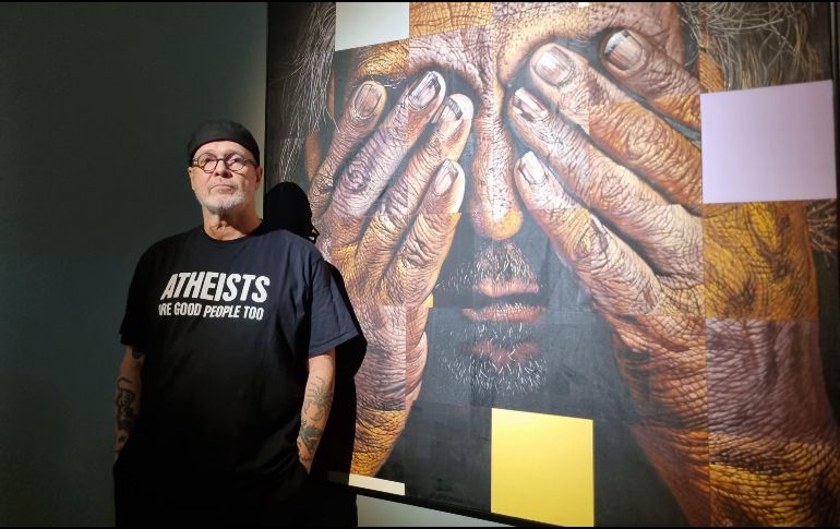 En estos cuadros de gran formato, la piel, sus rasgos, sus expresiones y características, son las protagonistas. EL INFORMADOR/K. ESPARZA