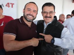 Durante su mensaje, Lomelí destacó que con el proyecto político que impulsa Morena. CORTESÍA.