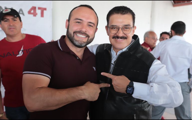 Durante su mensaje, Lomelí destacó que con el proyecto político que impulsa Morena. CORTESÍA.