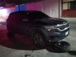 Otra camioneta fue interceptada por oficiales de la Guardia Nacional. ESPECIAL /  SSE