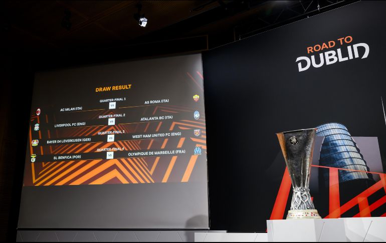 La UEFA tiene listos los cuartos de final de la Europa League y de la Conference League. EFE/C. BOTT
