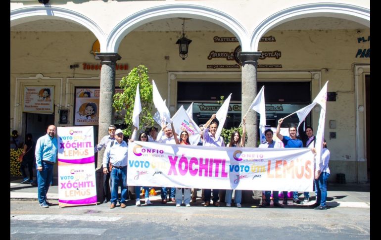 Continuarán con acciones encaminadas a impulsar las candidaturas de Xóchitl Gálvez para presidenta de la República y Pablo Lemus a Gobernador. ESPECIAL