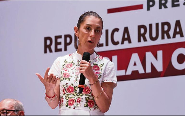 La candidata indicó que para hacer declaraciones sobre la Semar son necesarias las pruebas. ESPECIAL