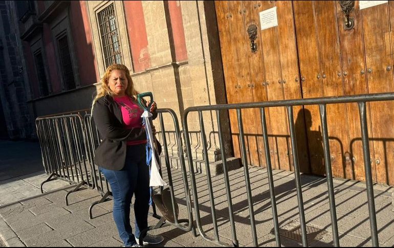 Ceci Flores pidió hablar en persona con López Obrador. SUN/Y. Ruiz