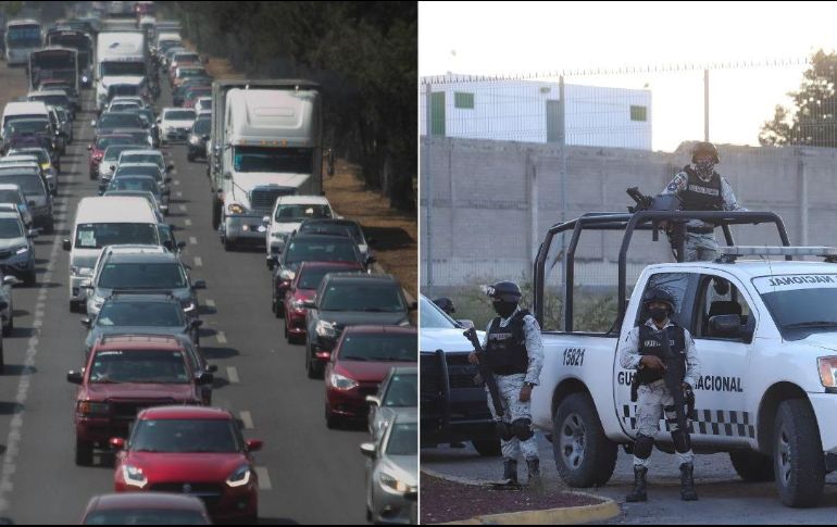 Los elementos se desplegaron en los tramos México-Querétaro, en el Arco Norte, Amozoc-Perote y Nochixtlán-Cuacnopalan. EL INFORMADOR / ARCHIVO