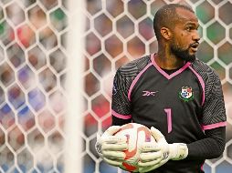 Mejía no defenderá la portería panameña en el juego contra la Selección mexicana. AFP/C. Ward