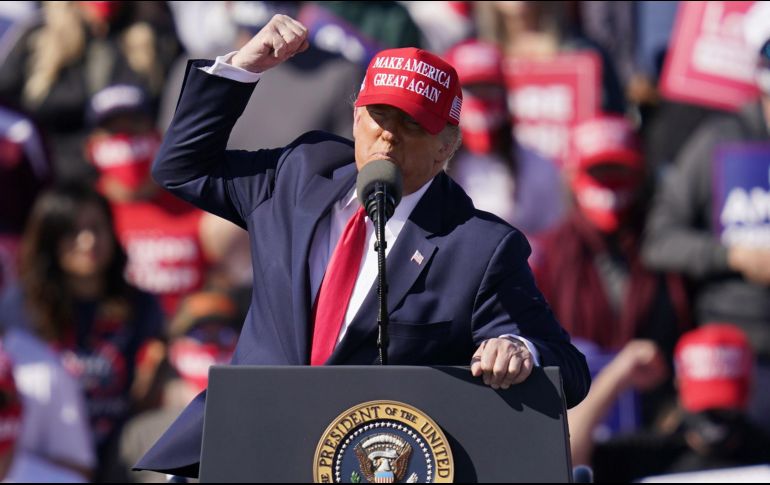 Donald Trump busca de nueva cuenta la presidencia de los Estados Unidos. AP/ARCHIVO