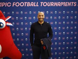 Thierry Henry, DT de la Selección olímpica de Francia, en el sorteo realizado ayer. EFE/Y. Valat