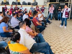 Beto Maldonado se comprometió además a llevar a Claudia Sheinbaum y Claudia Delgadillo a recorrer las calles tradicionales de San Martín de las flores. ESPECIAL