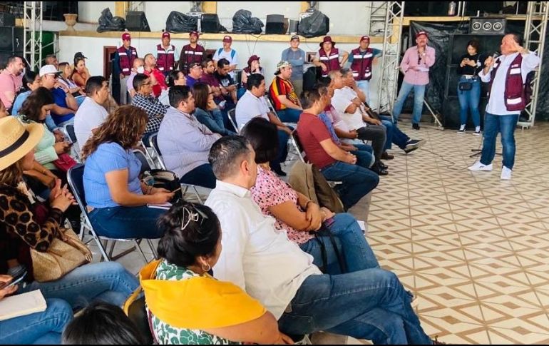 Beto Maldonado se comprometió además a llevar a Claudia Sheinbaum y Claudia Delgadillo a recorrer las calles tradicionales de San Martín de las flores. ESPECIAL