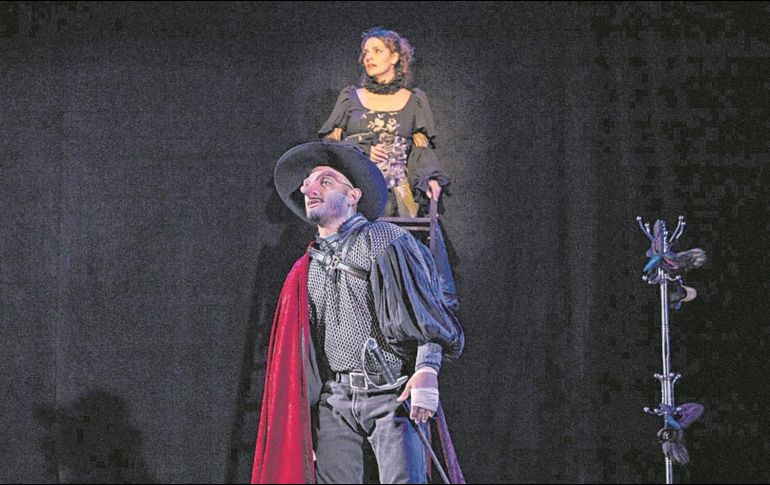 Montaje de la obra de teatro “Cyrano”. CORTESÍA