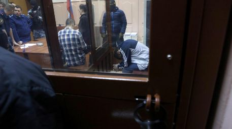 La audiencia se llevó a cabo mientras Rusia guardaba un día de luto nacional tras el ataque del viernes a la sala de conciertos Crocus City Hall, ubicada en los suburbios de Moscú, en el que murieron al menos 137 personas. EFE / S. Ilnitsky