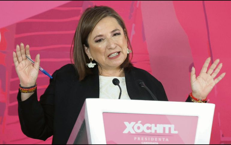 Xóchitl Gálvez Ruiz prepara una segunda denuncia contra el gobierno de López Obrador. SUN / B. Fregoso