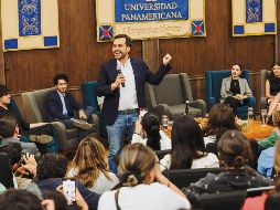 El candidato presidencial por el Partido Movimiento Ciudadano publicó en su cuenta de X su visita número 12 a las universidades del país. ESPECIAL
