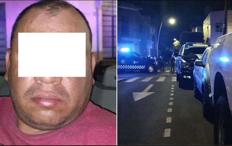 Elementos de la División Especializada en la Atención a las Violencias contra las Mujeres en razón de género (DEAViM) acudieron al lugar a asesorar a la víctima en su denuncia. ESPECIAL / POLICÍA DE GUADALAJARA