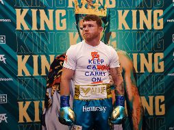 Saún Álvarez mencionó que sólo enfrentaría a Benavidez por 150 o 200 millones de dólares. IMAGO7/Matchroom/E. Mulholland