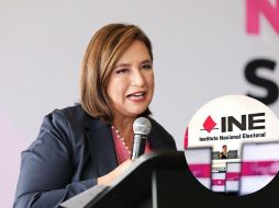La presidenta de la Comisión, Claudia Zavala señaló que no se debe dar un uso político a la imagen del INE ni que se confunda a la ciudadanía. ESPECIAL / X / @XochitlGalvez / SUN / ARCHIVO
