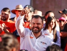 El candidato aseguró que Tlajomulco de Zúñiga se seguirá transformando de manera positiva y no con “transformaciones de cuarta”. EL INFORMADOR / H. FIGUEROA