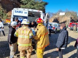 Todos los pasajeros son peregrinos, originarios de Atemajac de Brizuela. ESPECIAL / PC JALISCO