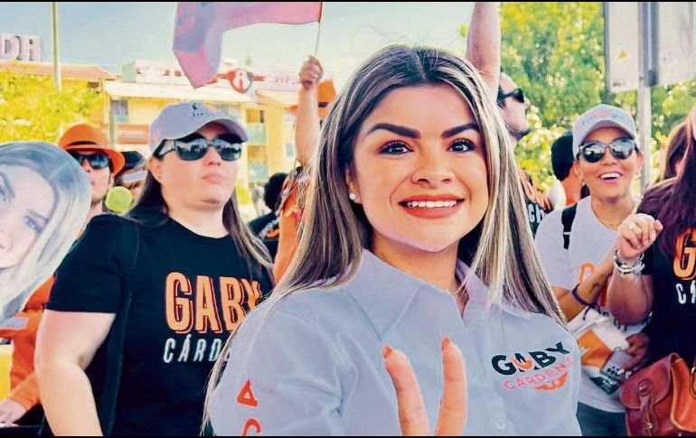 Gabriela Cárdenas indicó que visitará todas las colonias de su distrito para llevar sus propuestas. ESPECIAL