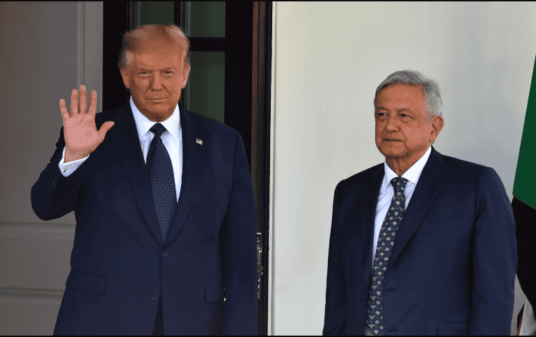 Durante el gobierno de Trump, López Obrador aceptó desplegar elementos de la GN, después de que Trump amenazara con imponer aranceles a las importaciones mexicanas. AFP / ARCHIVO