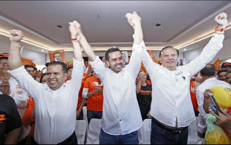 Máynez estuvo en Puebla para el arranque de la campaña en ese Estado. EL UNIVERSAL