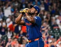 Aunque muy pocos lo tenían en la órbita hasta antes de este lunes, Ronel Blanco se ha convertido en el pitcher sensación de las Grandes Ligas. AFP / L. Riely