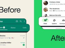 La aplicación cambia su diseño de interfaz. X/WhatsApp