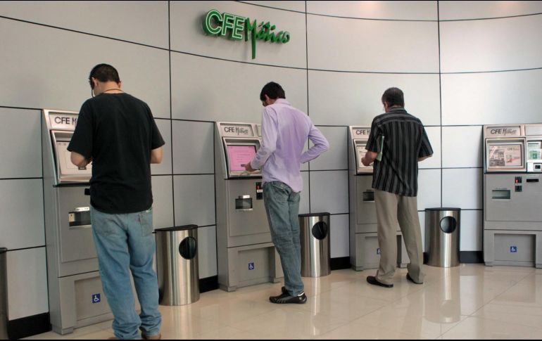 La CFE tiene a disposición de sus clientes distintas opciones que facilitan el pago. EL INFORMADOR/Archivo