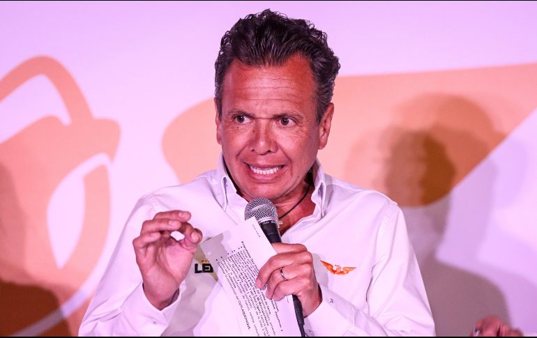 Lemus anunció este compromiso al presentar su “Propuesta para el cuidado y abasto del agua en Jalisco”. EL INFORMADOR / H. FIGUEROA