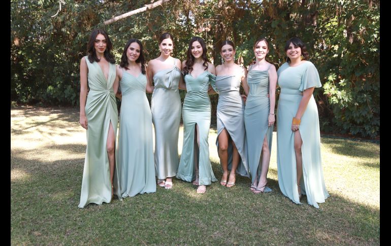 Jennifer Chávez, María José González, Belén Acevedo, Daniela Vergara, Mariana Ramírez, Fer Quiroz y Michelle de Dios.  GENTE BIEN JALISCO/ Tony Martínez