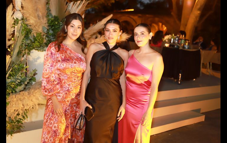 Marijó Vázquez, Andrea Velasco y Aida Romero.  GENTE BIEN JALISCO/ Tony Martínez
