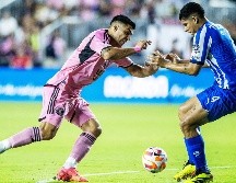 Los Rayados de Monterrey vencieron en el partido de ida de los cuartos de final de la Concacaf Champions Cup. EFE/ C. HERRERA.