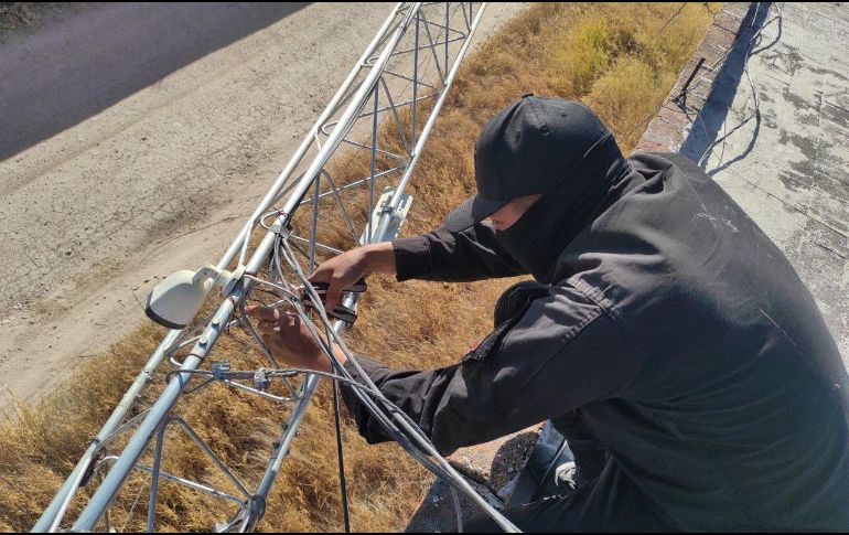 Con este hallazgo suman al menos ocho los centros de monitoreo clandestinos hallados al interior del Estado desde octubre pasado. ESPECIAL/ SSE
