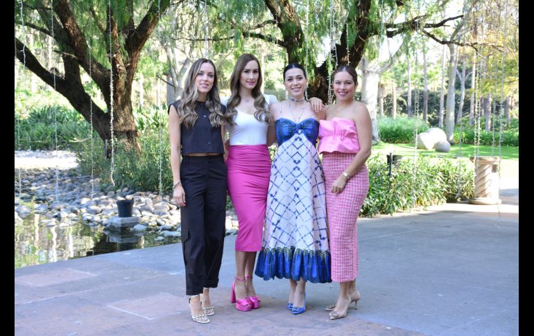 Brenda González, Paulina del Río, Marifer Michel y Livier Ornelas. GENTE BIEN JALISCO/ Marifer Rached