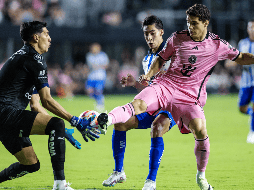 Con menos ventaja, pero ventaja al fin, es que Rayados de Monterrey también dio un primer paso hacia las Semifinales ante Inter Miami. EFE / C. Herrera-Ulashkevich