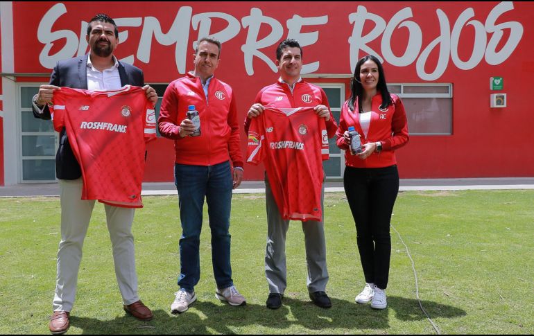 Será por los próximos dos años que Electrolit trabaje de la mano con el primer equipo del Toluca. CORTESÍA.