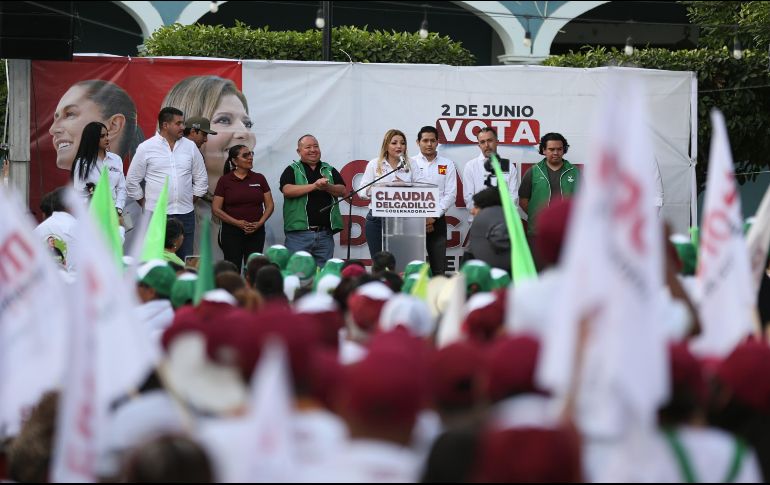La abanderada por la Coalición Sigamos Haciendo Historia, también presentó la propuesta para el desarrollo a la educación