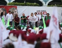 La abanderada por la Coalición Sigamos Haciendo Historia, también presentó la propuesta para el desarrollo a la educación