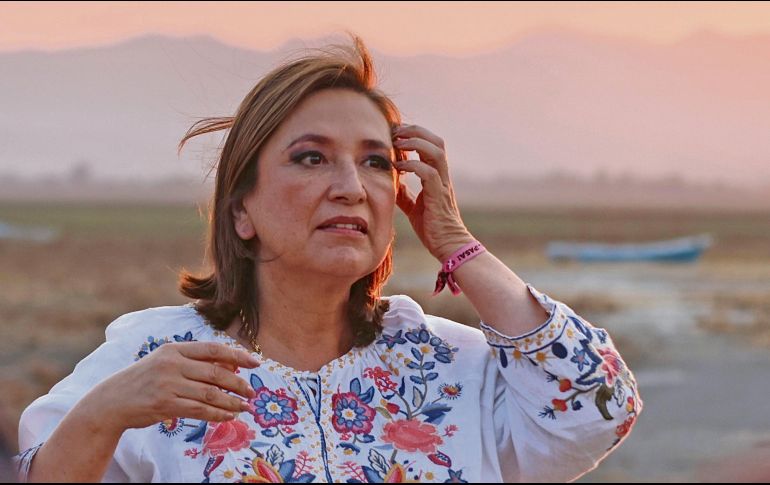 La 4T destruyó ocho millones de árboles para hacer el Tren Maya, dijo Gálvez. EL UNIVERSAL