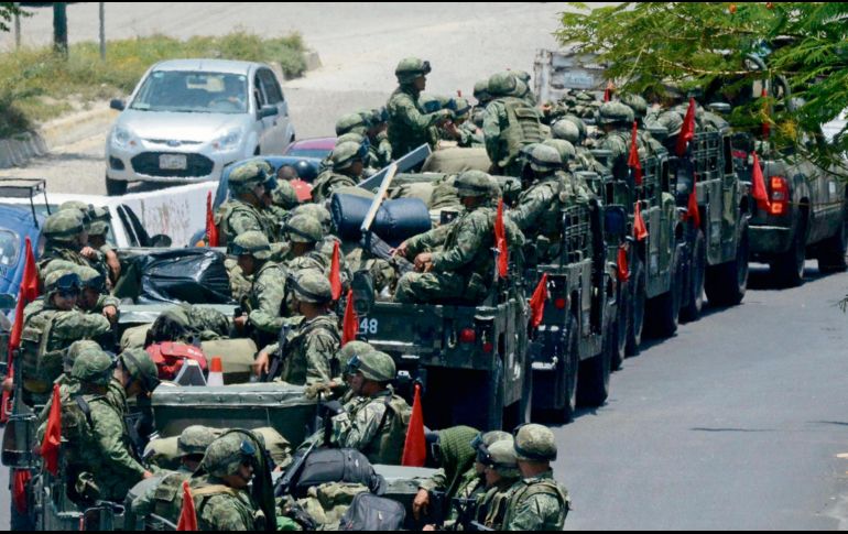 El Gobierno federal ha optado por el incremento de los patrullajes por parte de las Fuerzas Armadas para tratar de reducir la inseguridad en el país. AFP