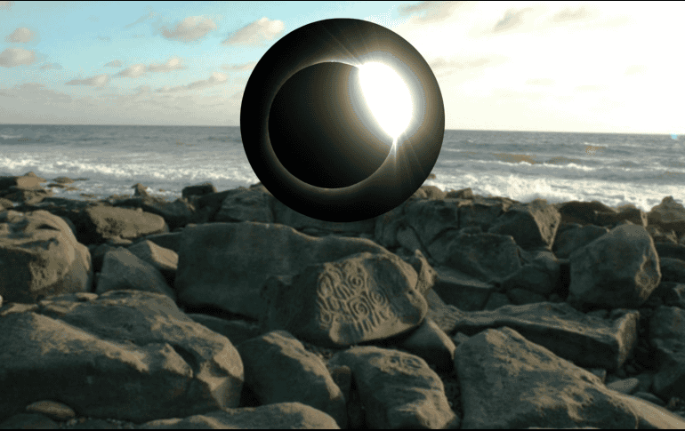 Zona Arqueológica de Las Labradas, Sinaloa, abrirá sus puertas el 8 de abril a las 8:00 horas, con un costo de 95 pesos; astrónomos locales facilitarán telescopios para la observación. ESPECIAL/INAH