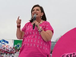 Xóchitl Gálvez, candidata de la coalición “Fuerza y Corazón por México”. AP