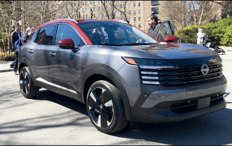 Nissan Kicks. Las formas de este modelo son más cuadradas y robustas. CORTESÍA