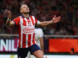 Hernández sacudió las redes para el Guadalajara por última vez contra Santos el 27 de marzo de 2010. IMAGO7.