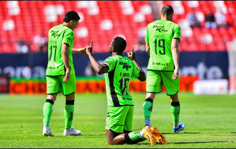 Avilés Hurtado rompió el empate en la reanudación del juego entre el Atlético San Luis y el FC Juárez. Imago7 / Olimpia Puga