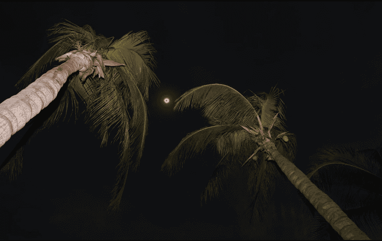 Cuatro minutos de noche antes del mediodía; eso vivió Mazatlán por el eclipse solar este lunes. SUN / G. Pano